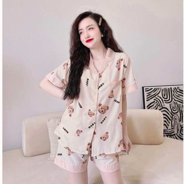 Đồ Bộ Bigsize 55-75kg Lụa Mango - Mẫu Phối Đơn Giản, Dễ Thương, Chất Mát