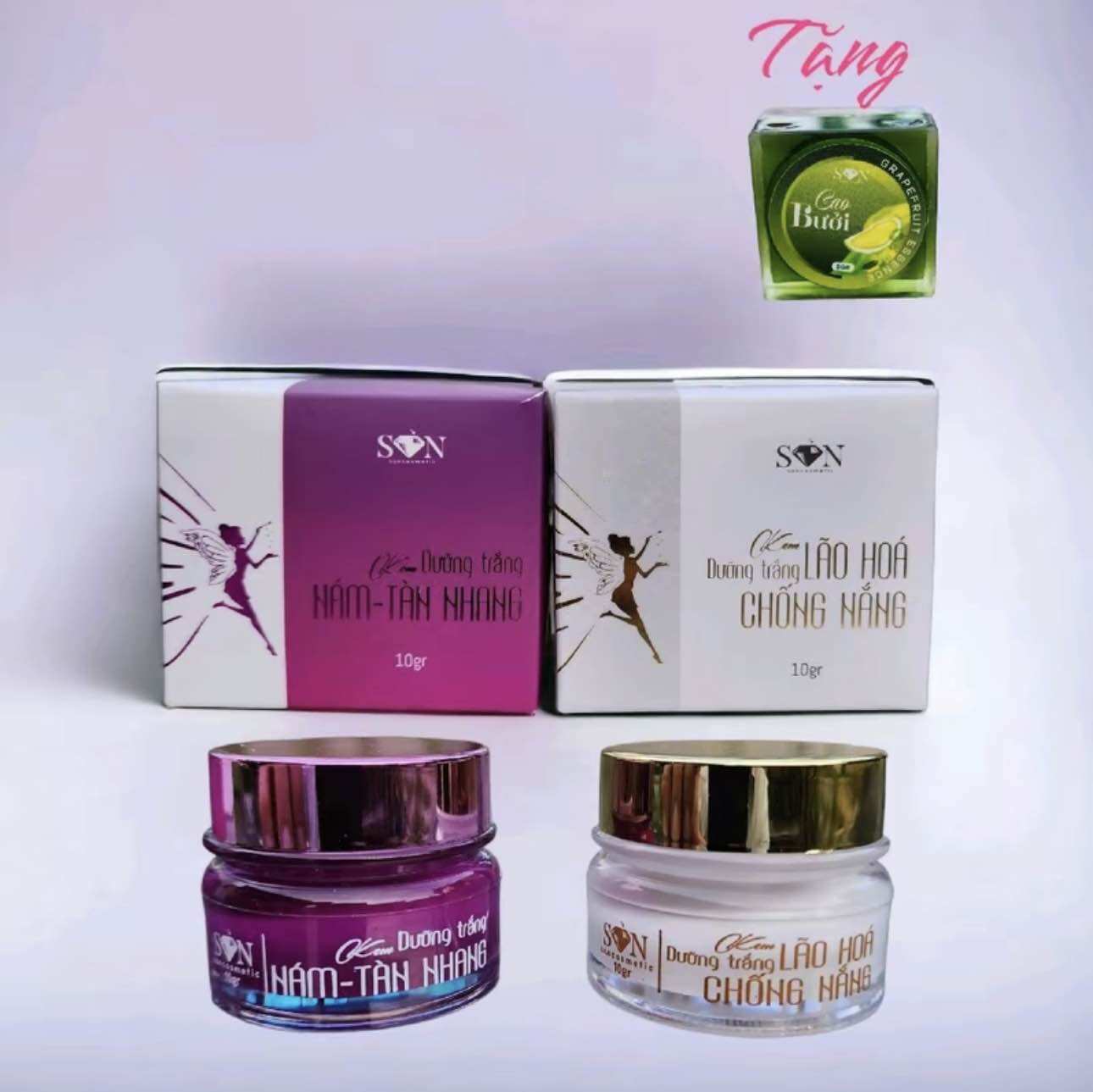 Combo 2 Hủ Kem Face Nám Son Cosmetic + Face Dưỡng Trắng Son Cosmetic Chính Hãng