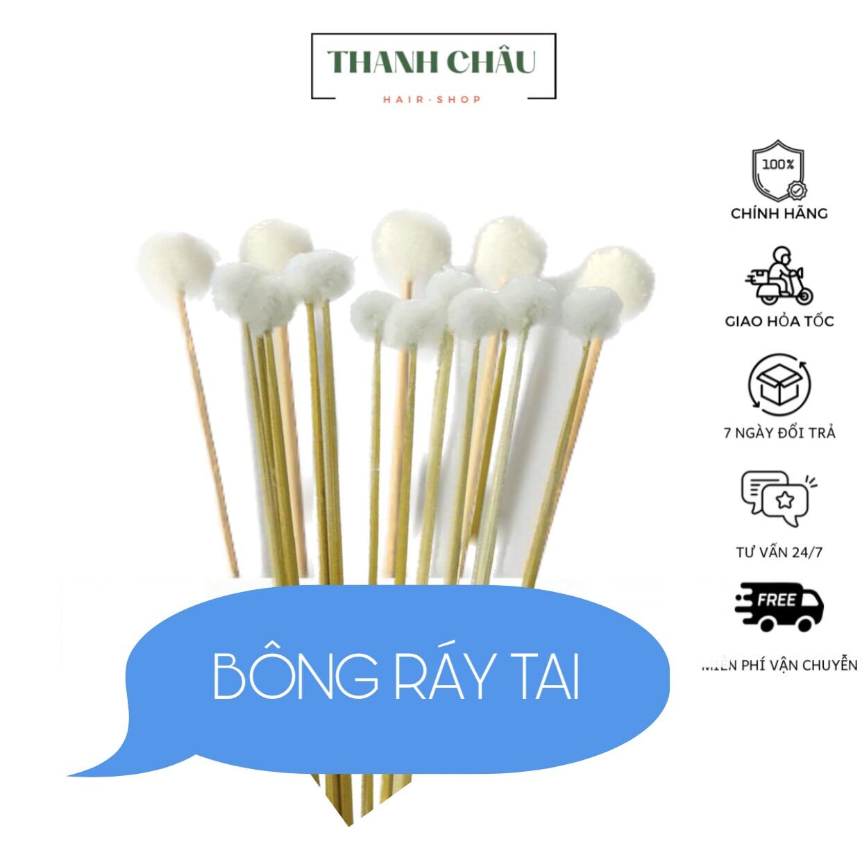 1 cây bông xe ráy tai