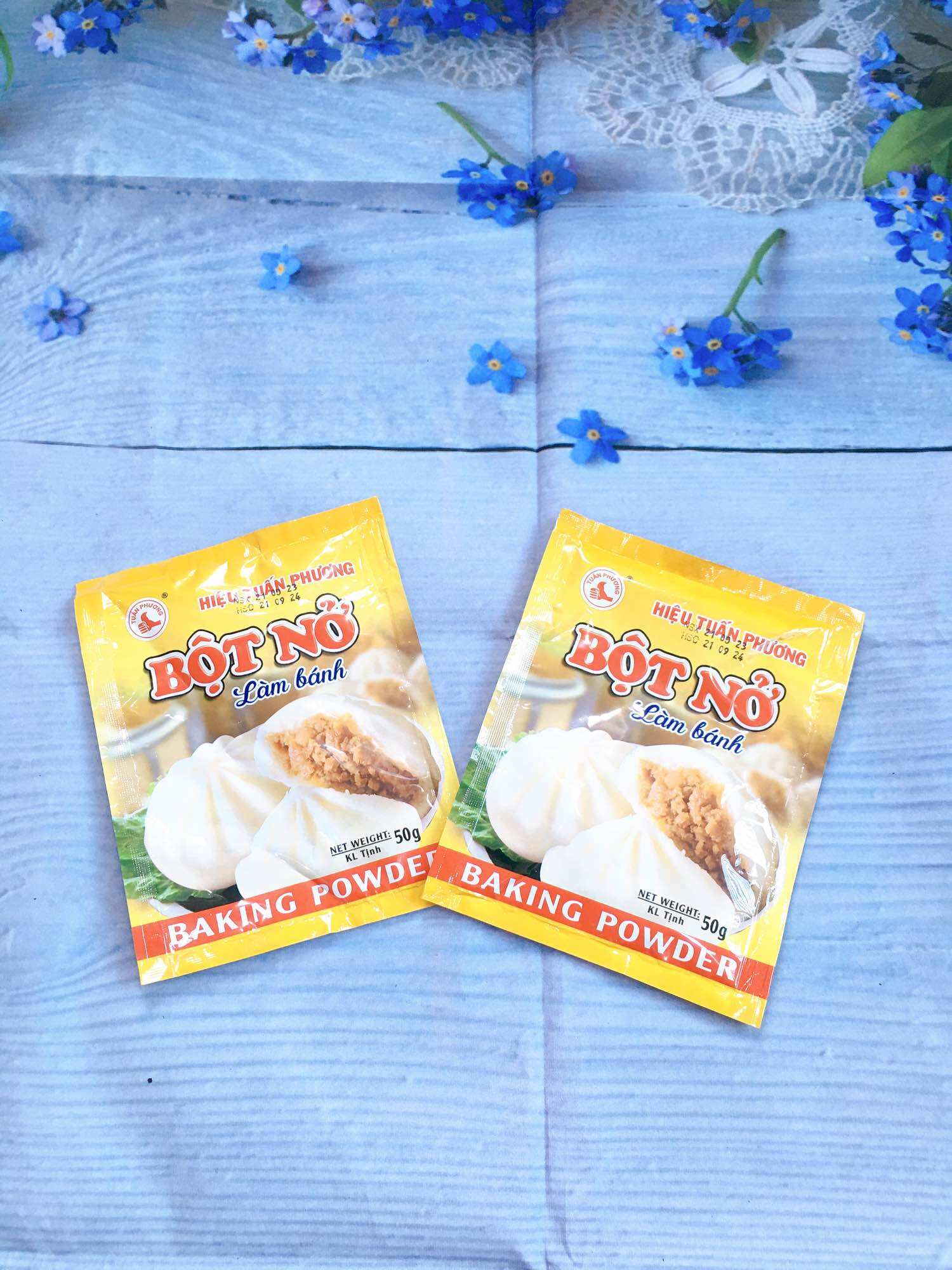 Men nở ( bột nở) làm bánh gói 50g (Combo 5 gói)