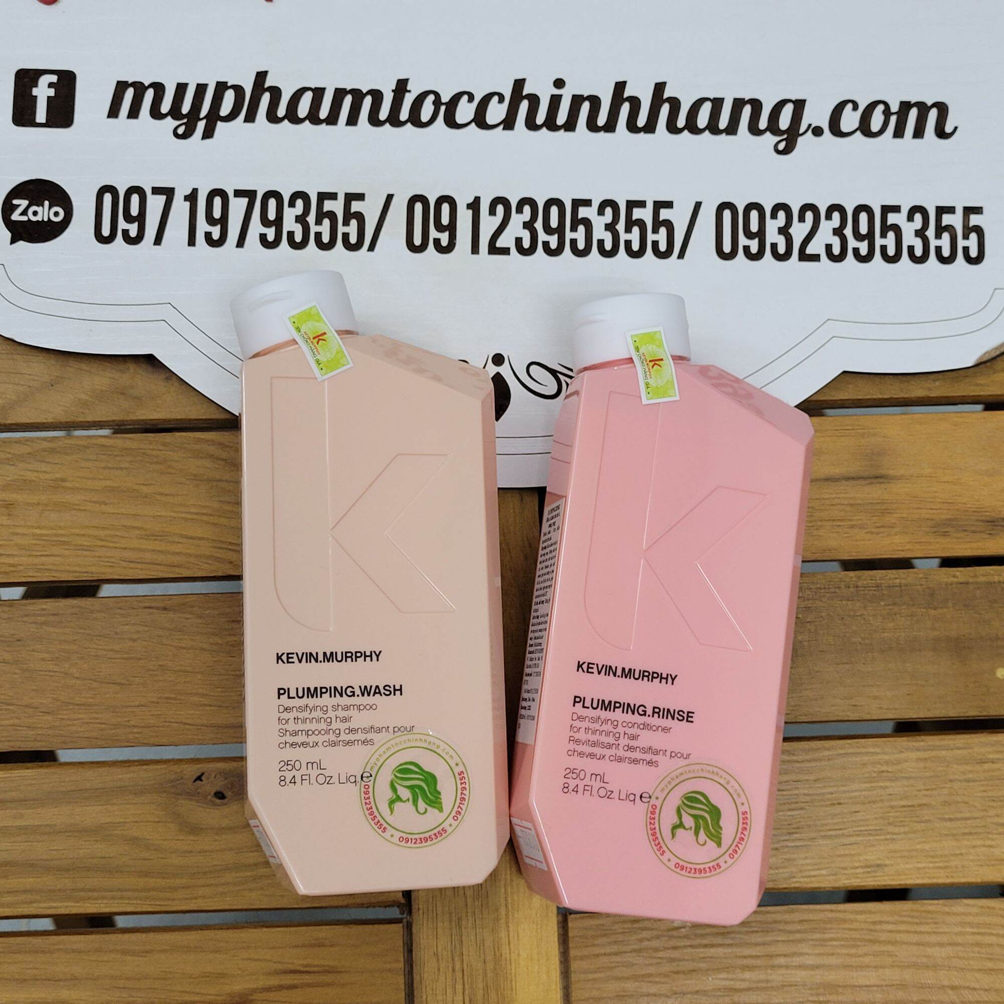 DẦU GỘI XẢ CHO TÓC ÍT, MỎNG, RỤNG KEVIN MURPHY PLUMPING 250ML