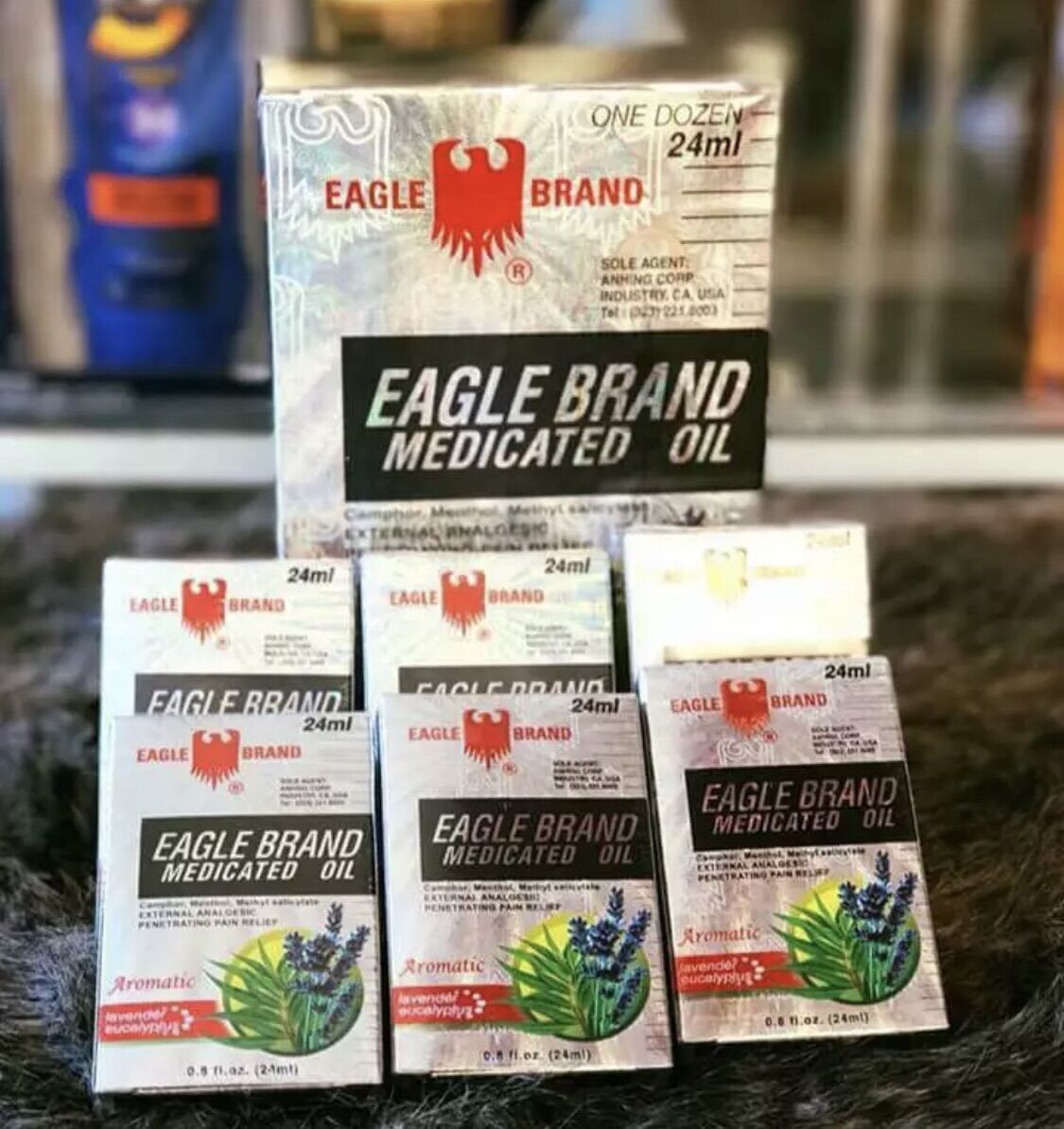 [HCM] Dầu gió trắng Singapore con Ó Eagle Brand - 24ml