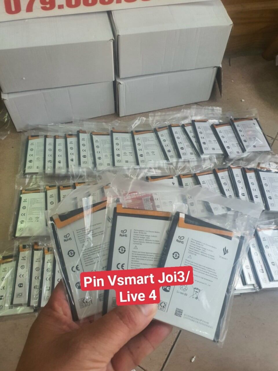 Pin vsmart live 4/v430a zin,5000mah