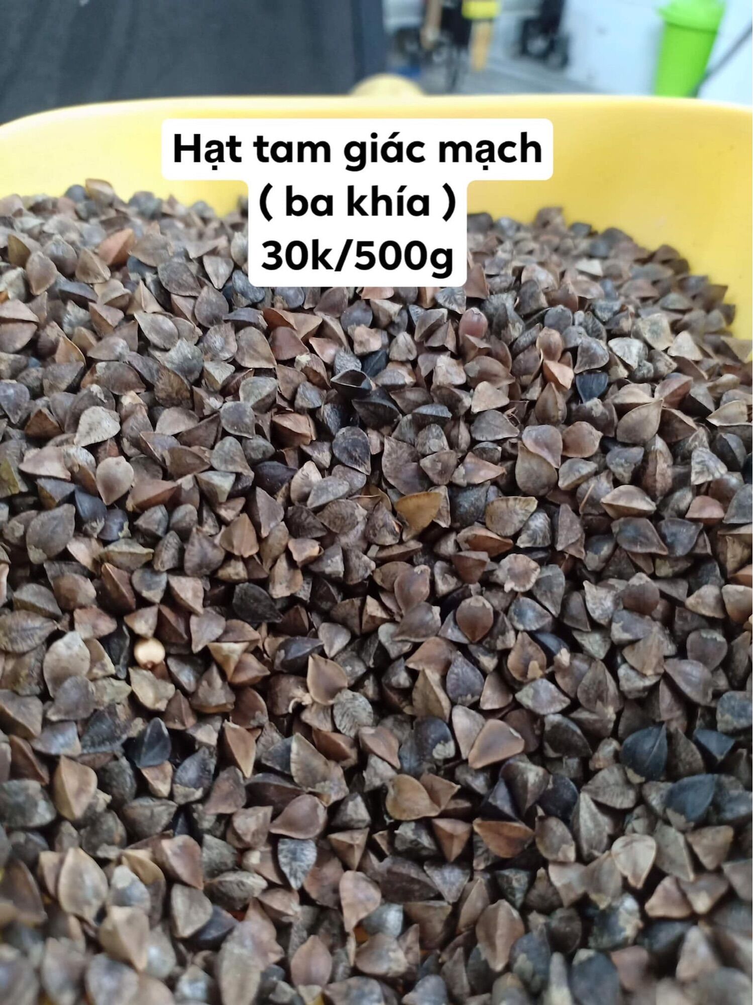 Hạt ba khía / tam giác mạch cho chim vẹt hamster 500g.