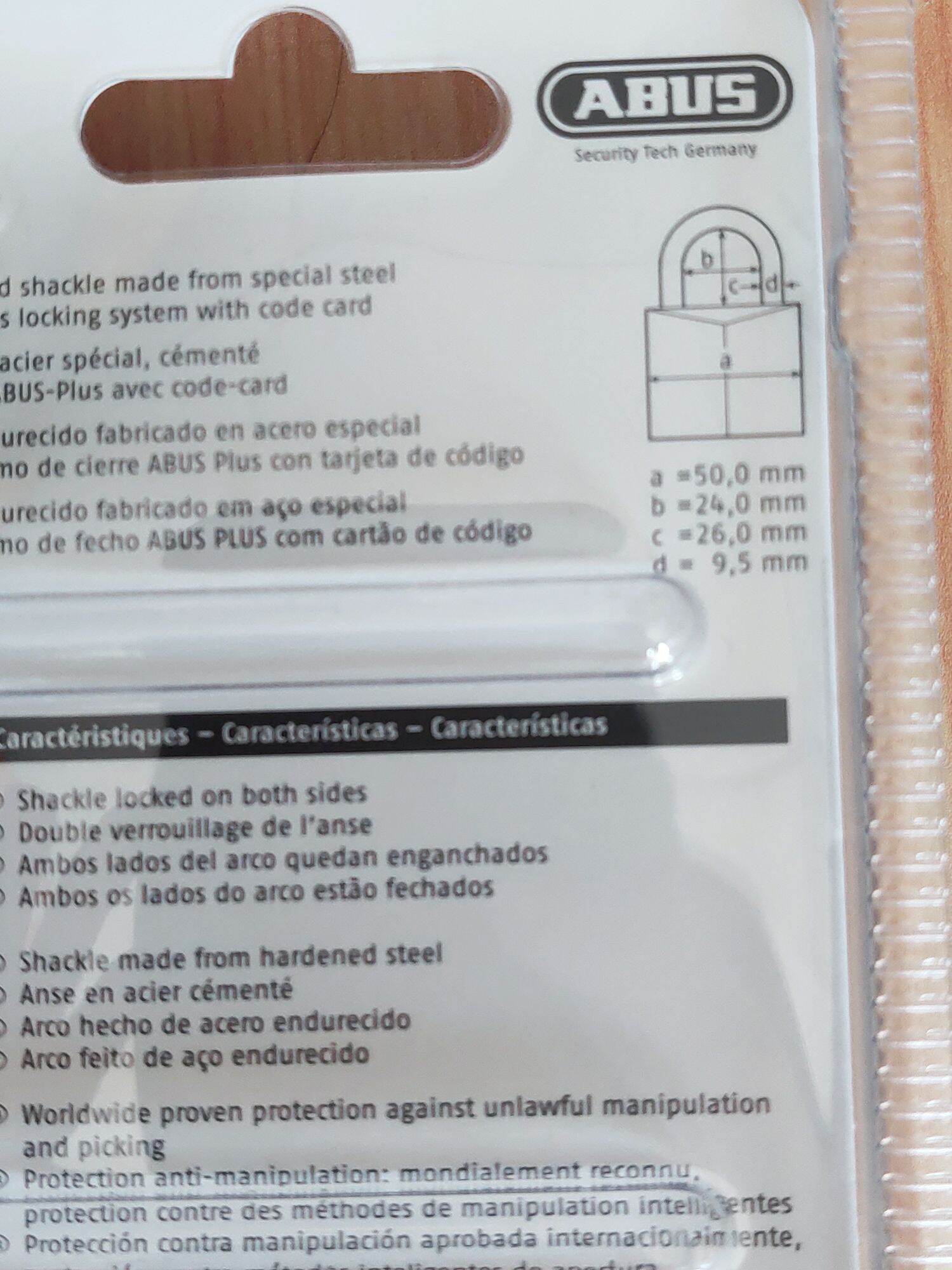 [CHÍNH HÃNG] Khóa Đồng ABUS Cao Cấp 88/50 MADE IN GERMANY
