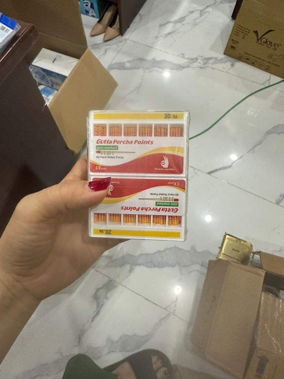 Cone Gutta Percha - Hãng Sure Endo (Hàn Quốc)