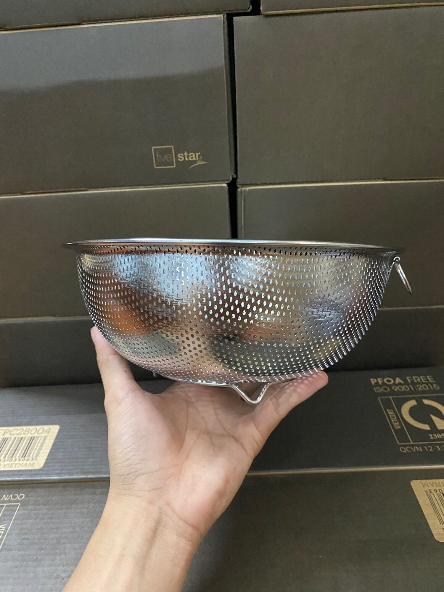 Rổ Đông Nam 21cm inox 304 cao cấp