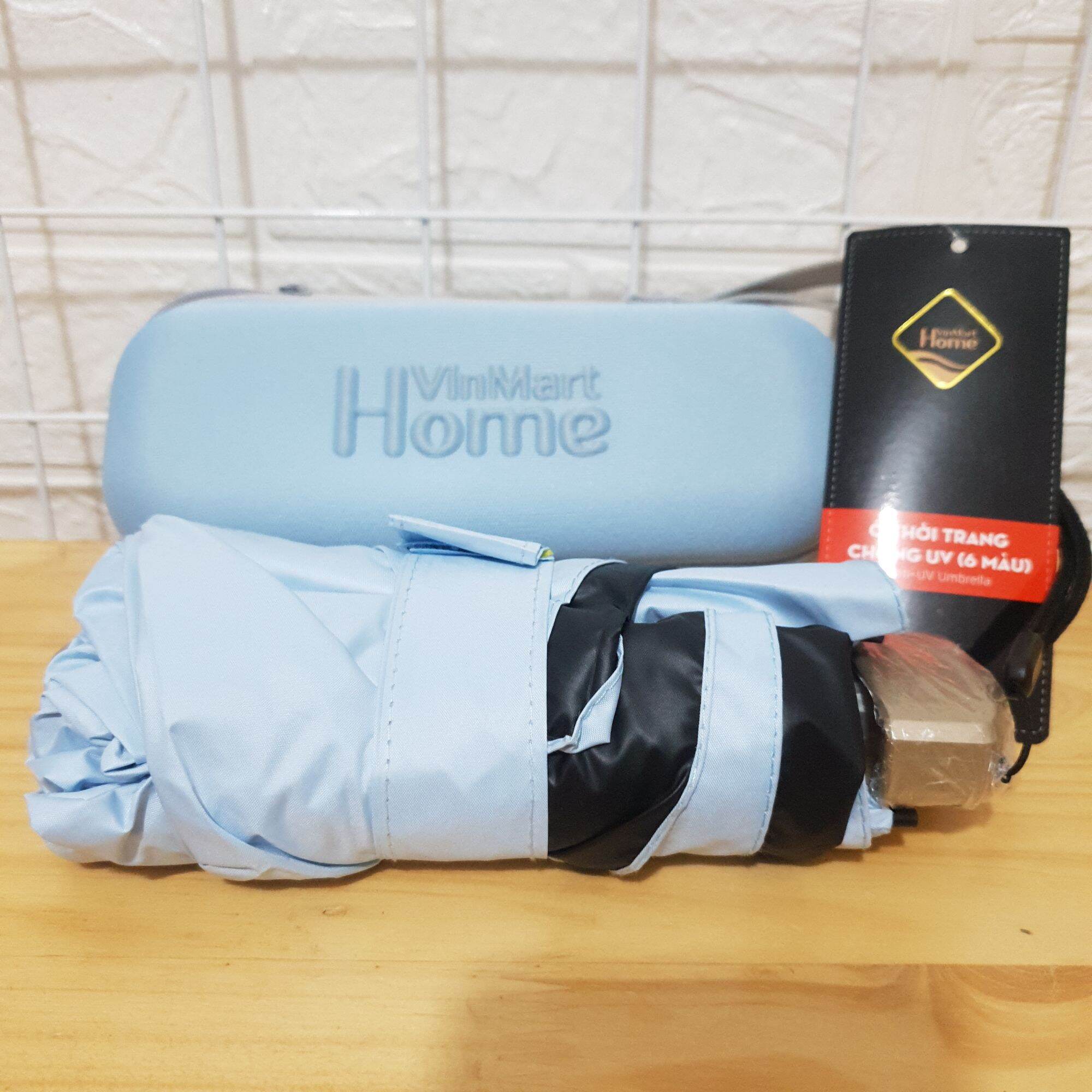 Ô dù mini gấp gọn kèm hộp cao cấp vinmart home chống tia uv
