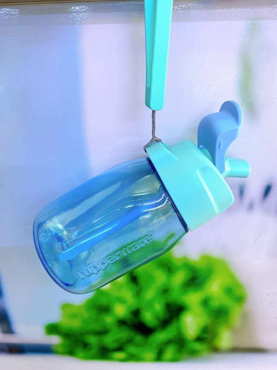 Bình Nước Cho Bé Mini Lohas With Straw 350ml Tupperware Có Ống Hút