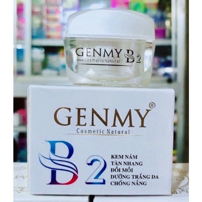 Kem genmy b2 nám tàn nhang đồi mồi dưỡng trắng chống nắng 18g