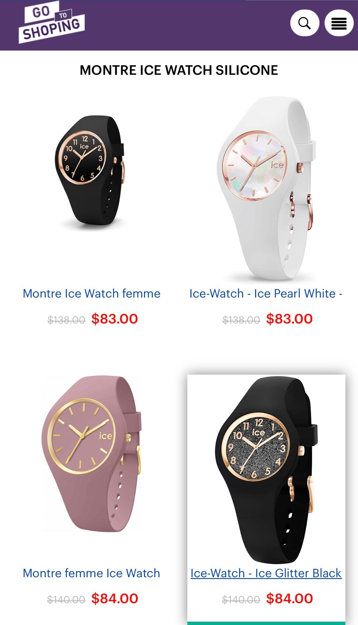 Ice Watch Mỹ Size 34-38mm