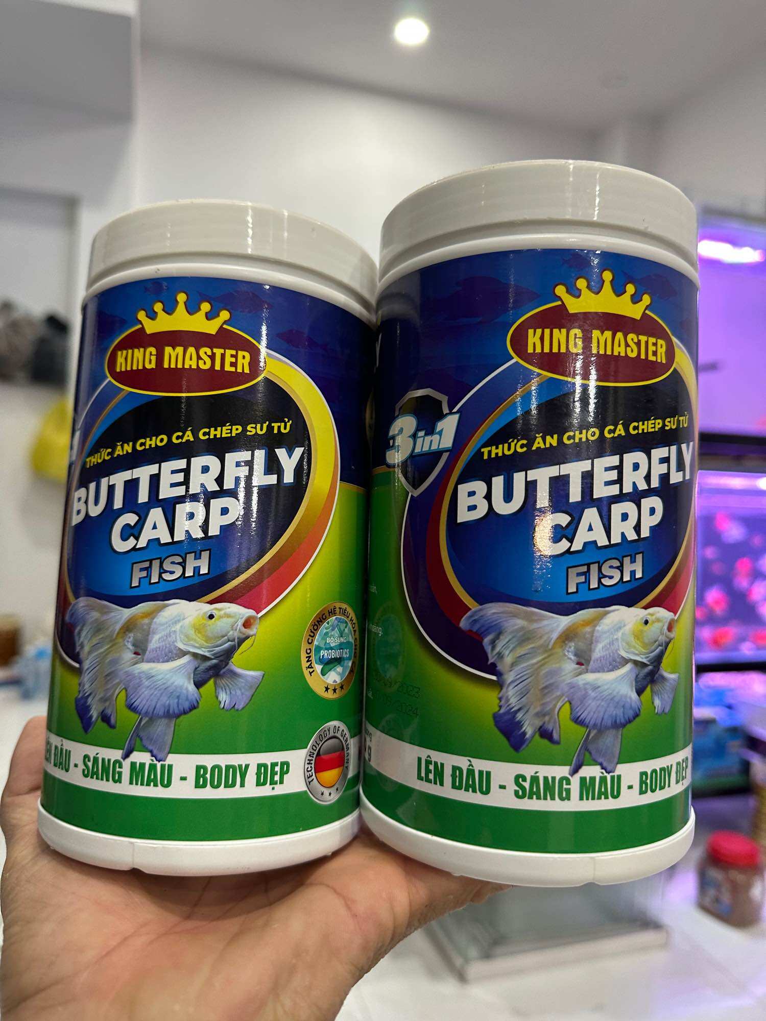 THỨC ĂN CHO CÁ CHÉP SƯ TỬ KING MASTER 500G