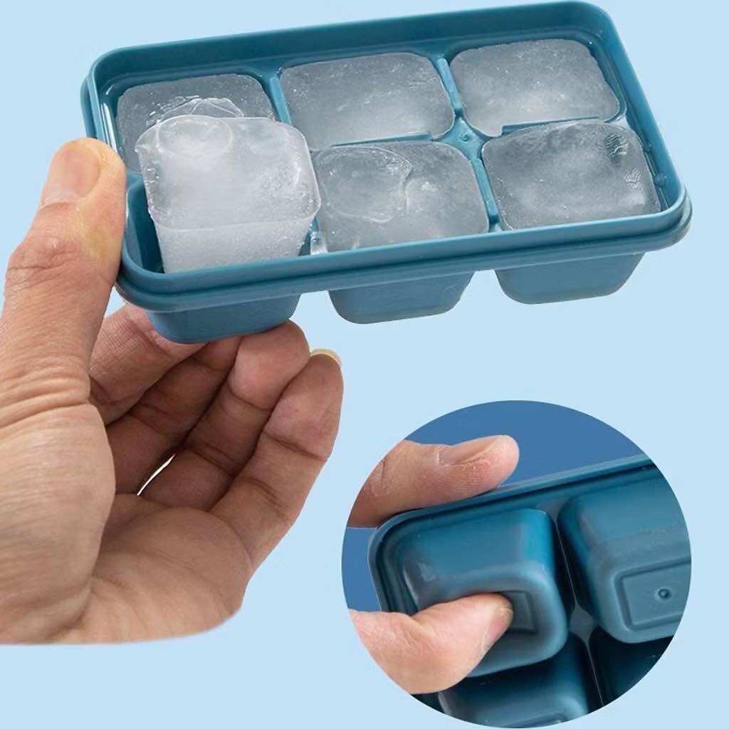 Combo 10 khay làm đá đáy silicon dễ dàng lấy đá