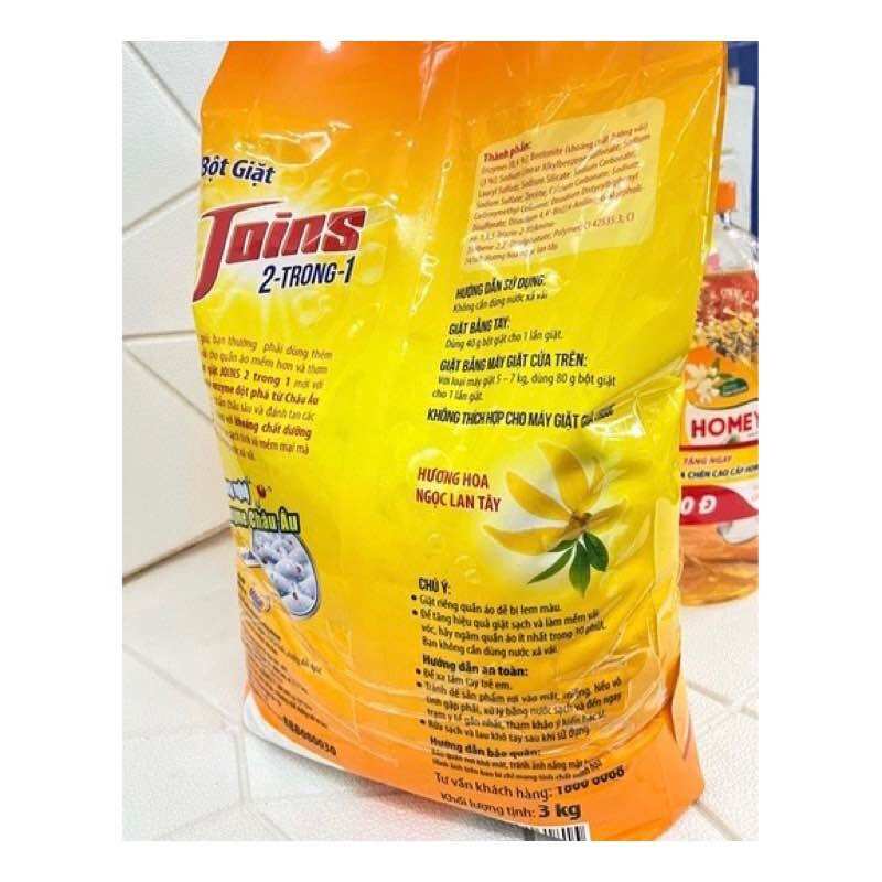 Bột Giặt Joins 2,7kg Giặt & Xả 2 Trong 1