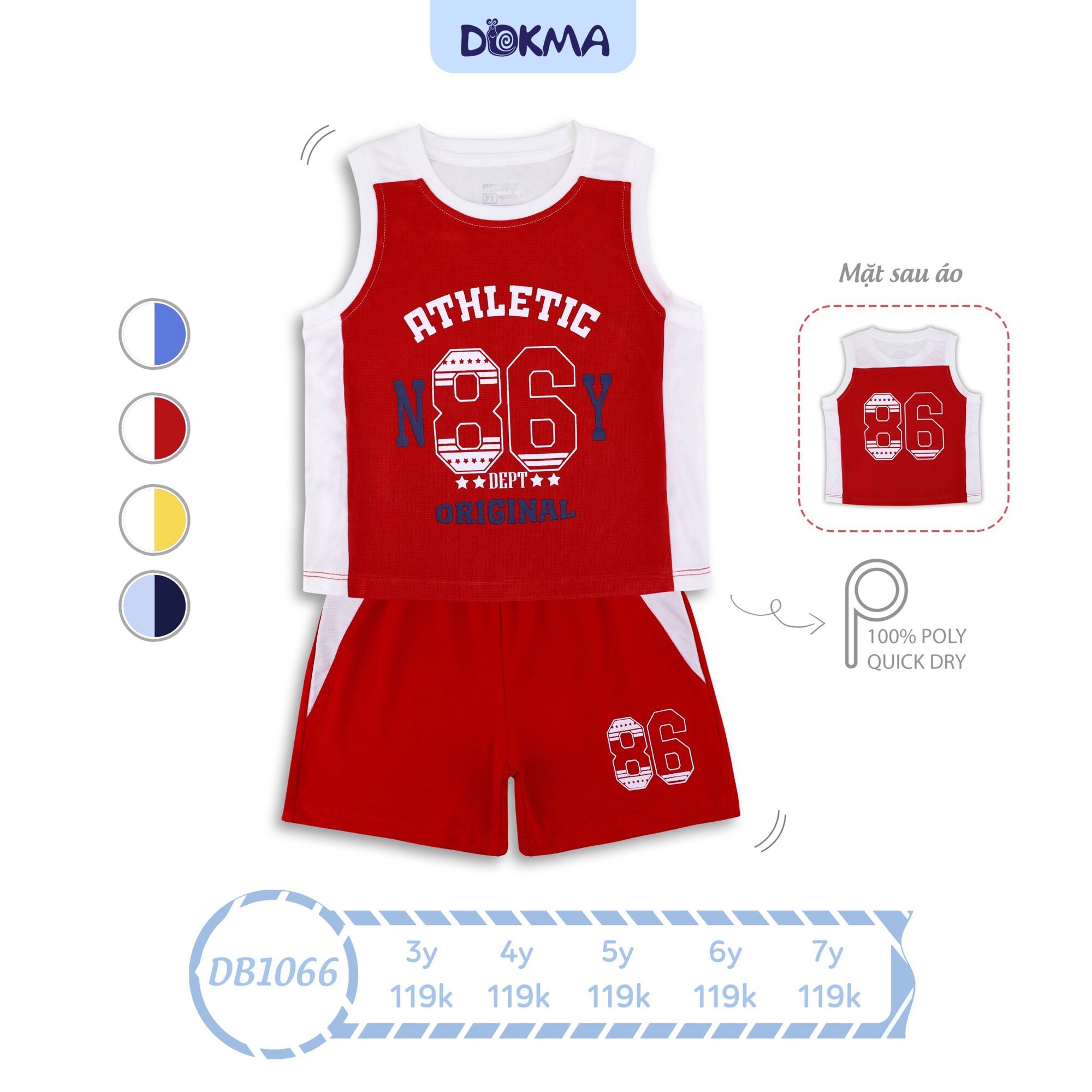 BEON KIDS - Set bộ thể thao bé trai (3-7 tuổi)