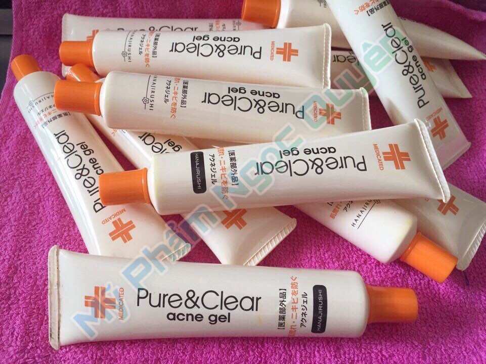 Gel Dành Cho Da Mụn Pure&Clear Nhật Bản Acne Tuýp 40Gr