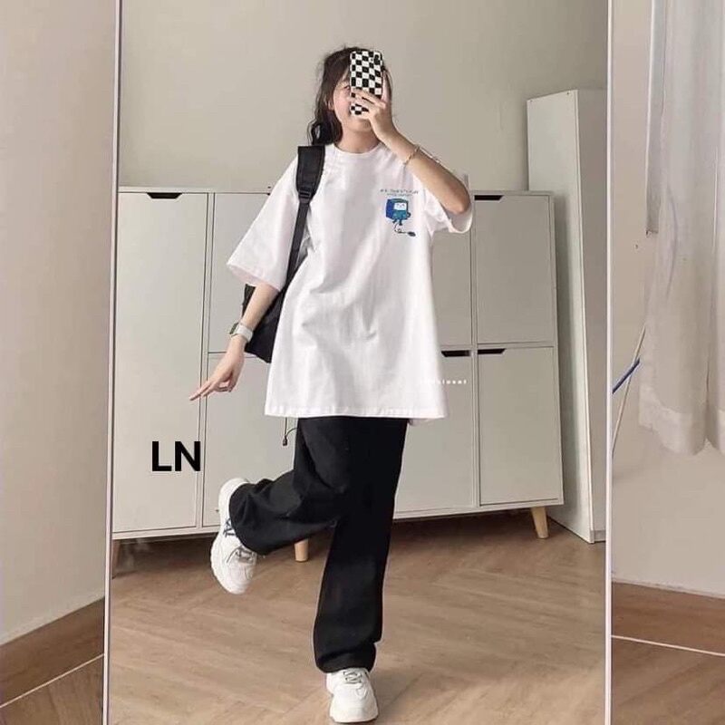 Áo thun nam nữ. áo thun logo người máy