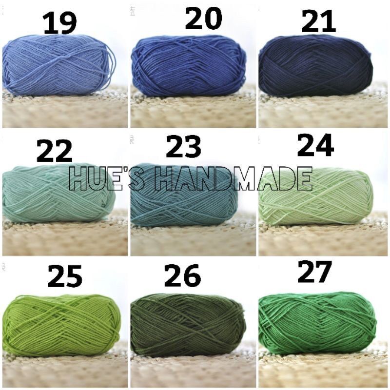 Len Baby Yarn - Bảng 1