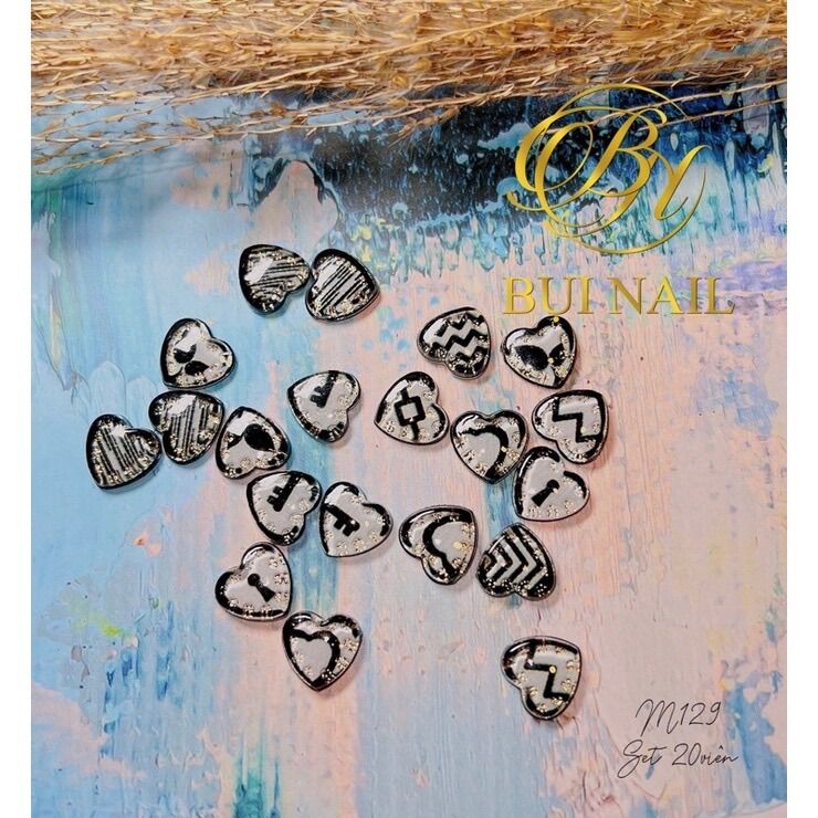 Charm tim m129 set 20viên