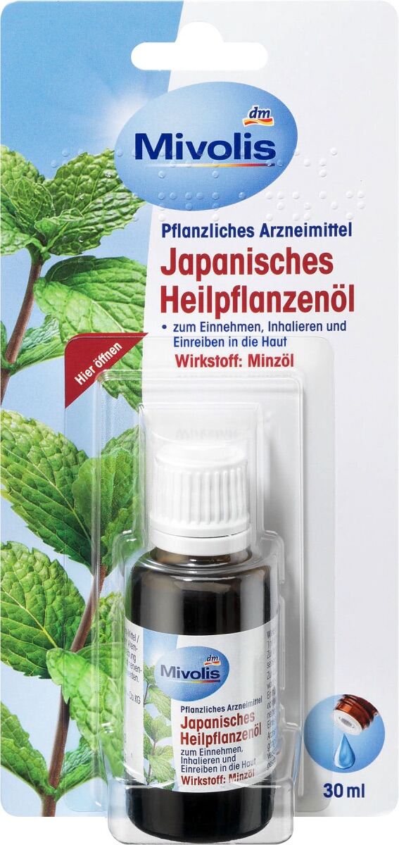 Tinh Dầu Bạc Hà Mivolis Japanisches Heilpflanzenol ( Nội Địa Đức ) -30 ml