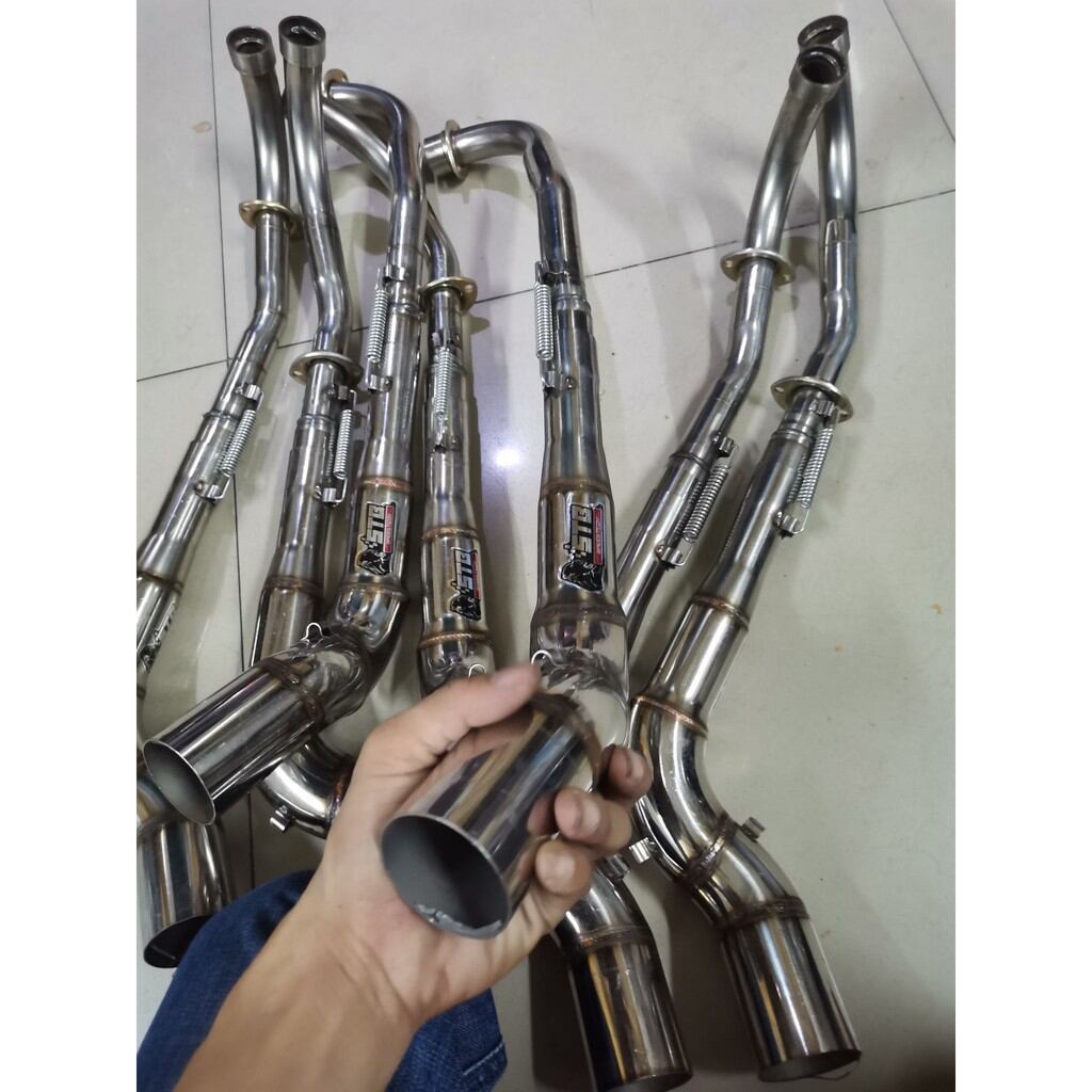 Cổ pô 2 khúc wave a110 s110 rsx110 wave blade future neo future x gắn lon pô độ