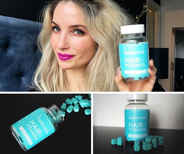 Kẹo Gấu mọc tóc Sugar Bear Hair 60 viên