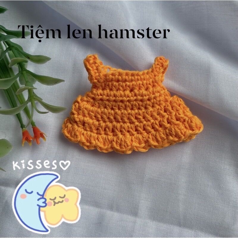 Váy cho hamster đầm bánh bèo