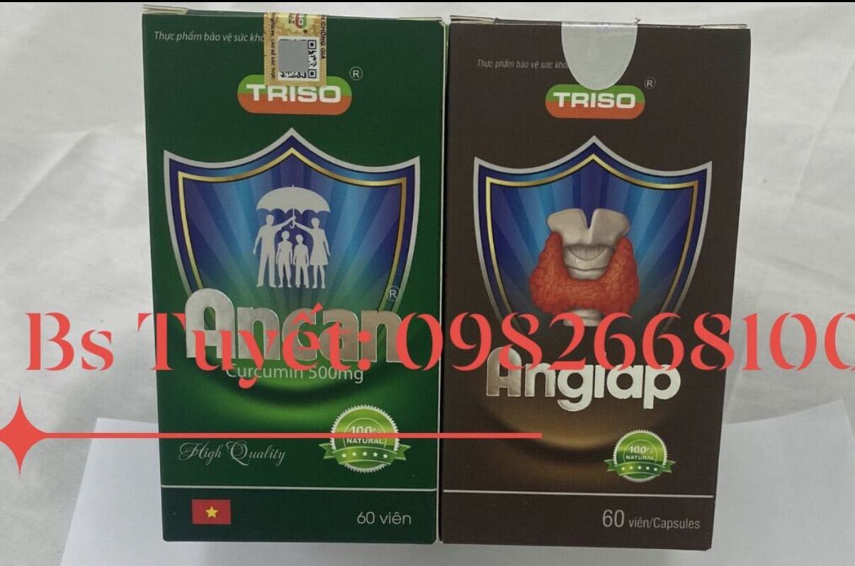 Combo 2 cặp- Ancan - An giáp - Hỗ trợ đtr tuyến giáp, hỗ trợ tiêu nhân giáp, ức chế tế bào K giáp