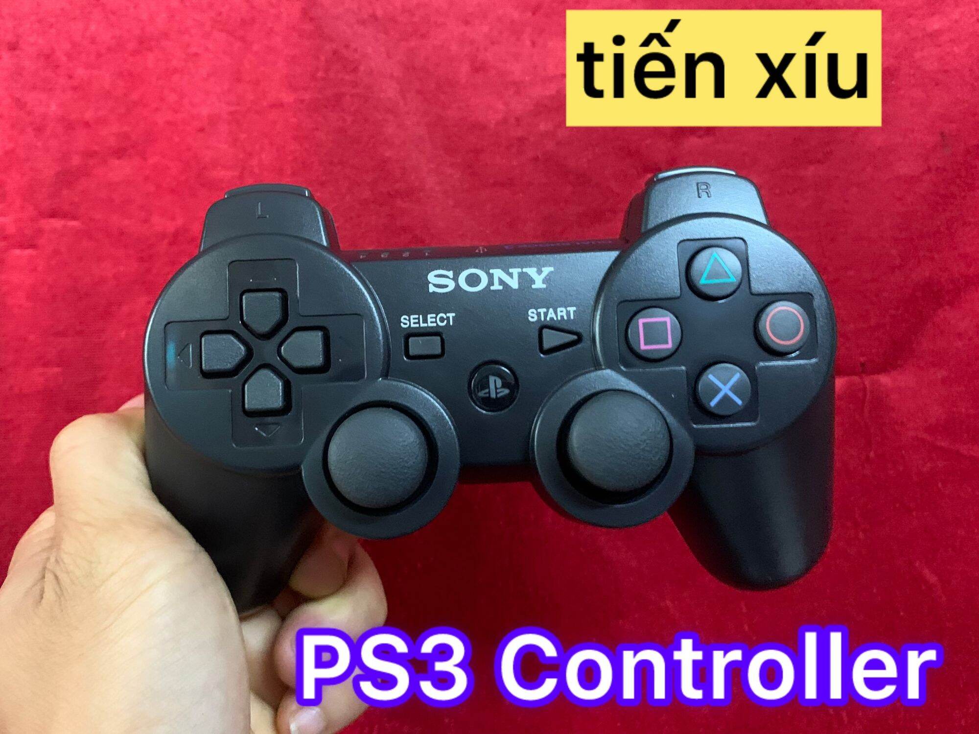 Tay cầm ps3 cao cấp cho Laptop PC ps3 bảo hành 7 ngày tay Ps3 không hộp tặng dây usb