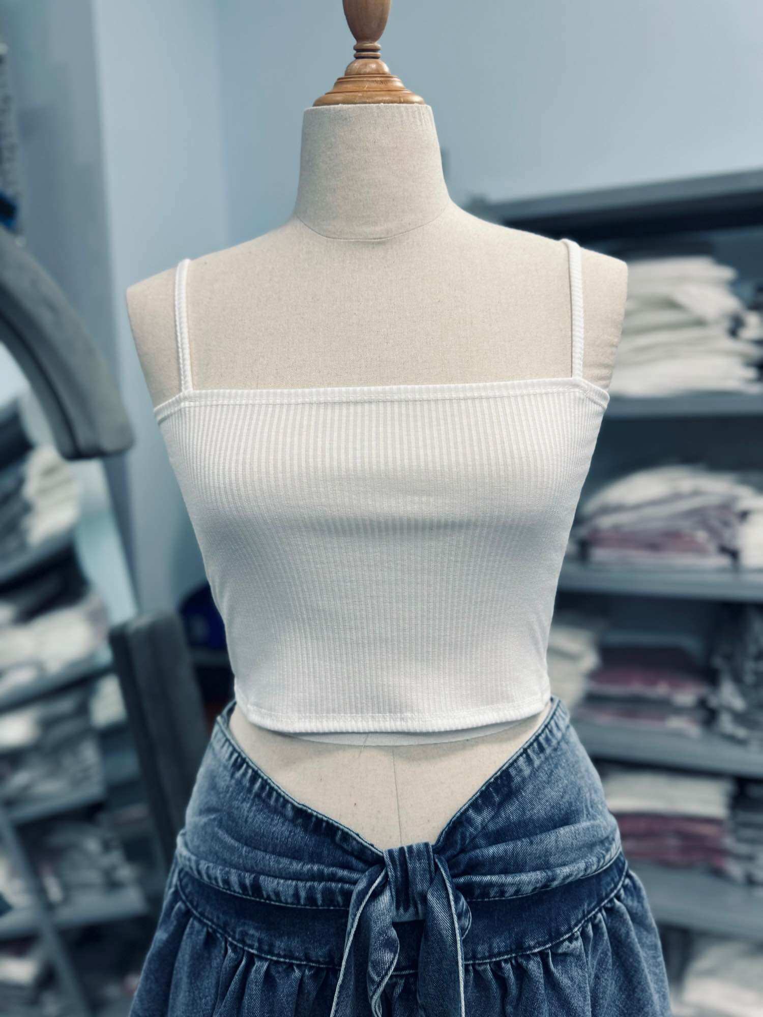 [ SIZE LỚN BIGSIZE 55Kg-100Kg ] ÁO 2 DÂY VIỀN thun tăm co giãn