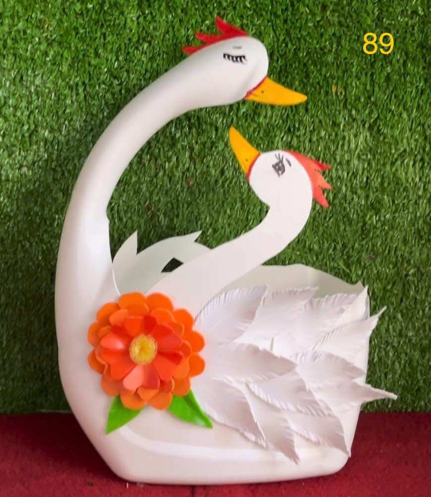 Chậu trồng cây 2 thiên nga. hộp đựng đồ . mẫu 89