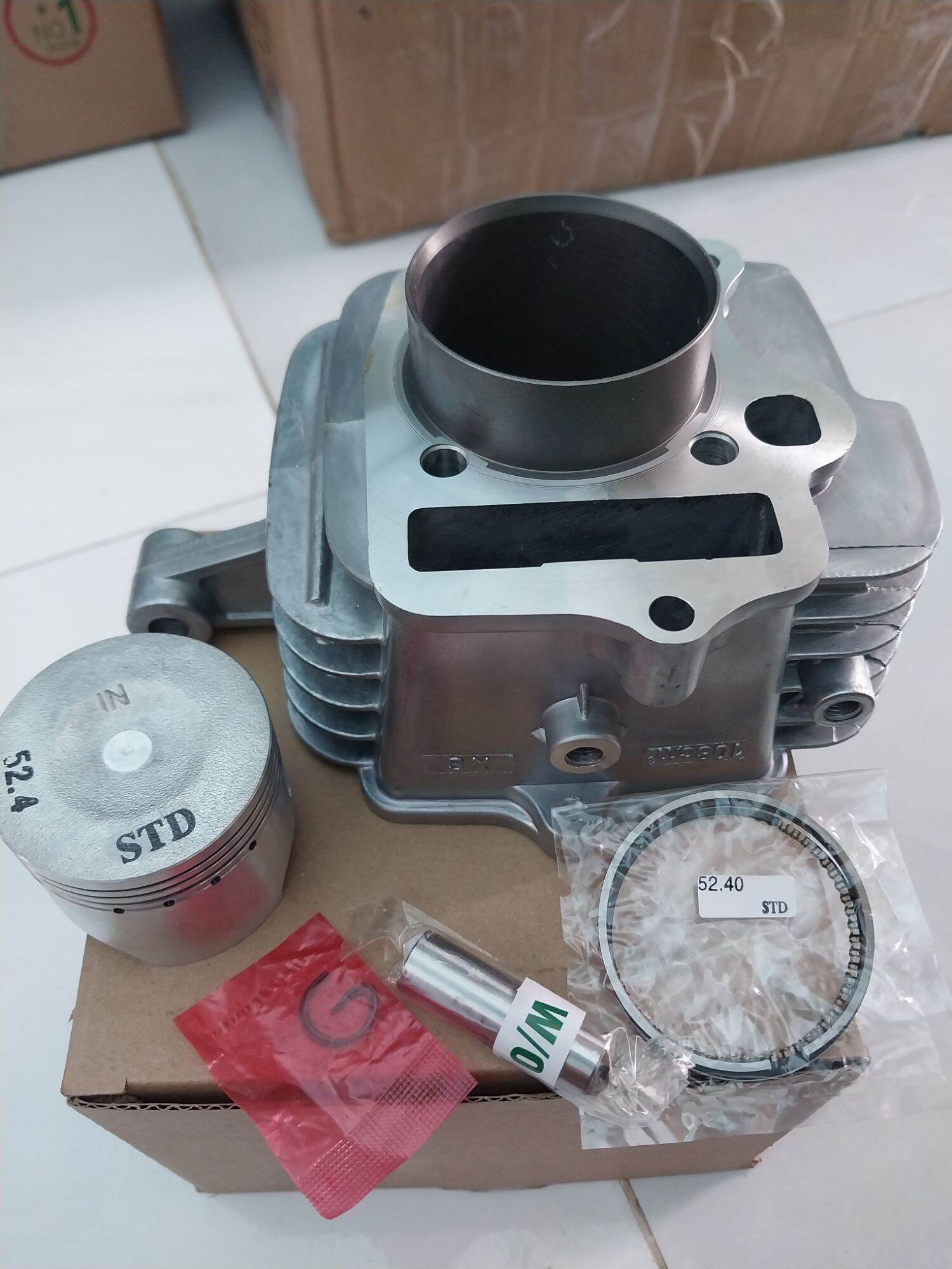 Bộ hơi wave 110 bao gồm piston với bạc + ắc phe