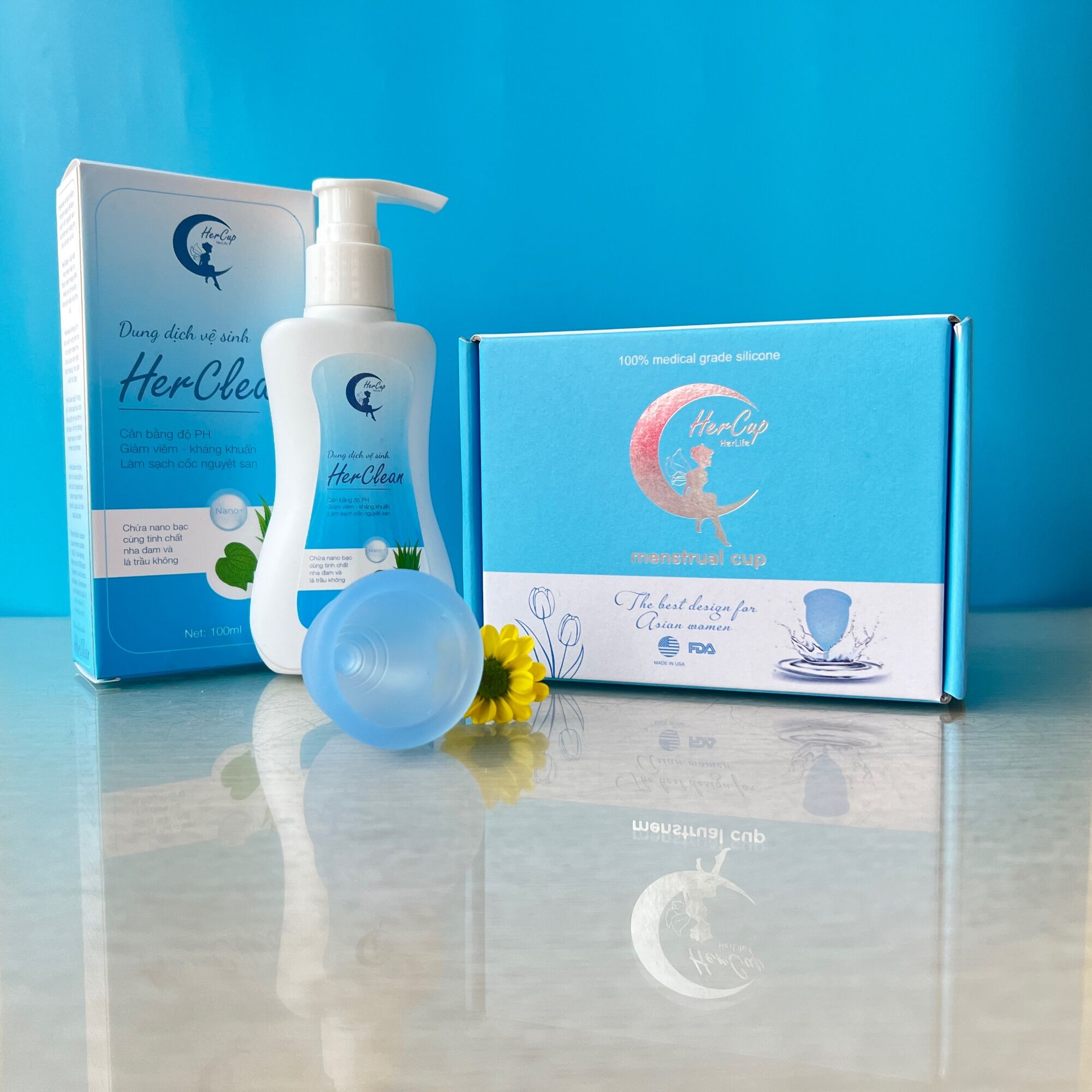Cốc Nguyệt san Hercup Made in USA