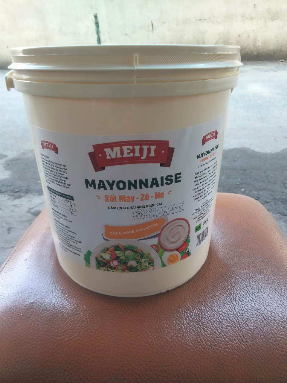 Xốt mayonnaise xô 3kg - meiji