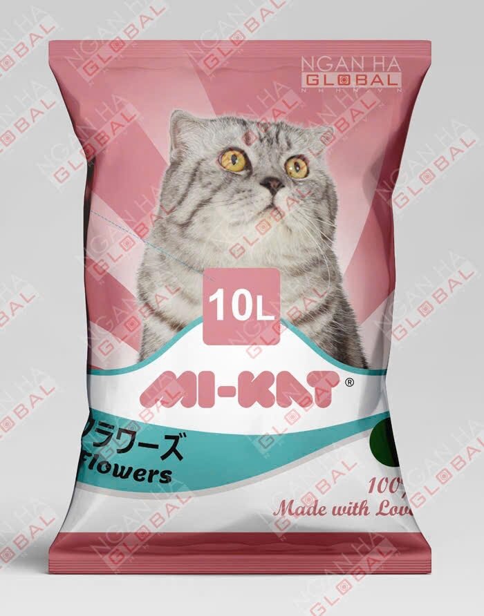 Cát Mi-kat 10L, Cát vệ sinh cho mèo, cát Min cho mèo