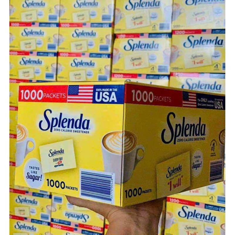 Đường ăn kiêng splenda zero calorie sweetener 1000 gói của mỹ