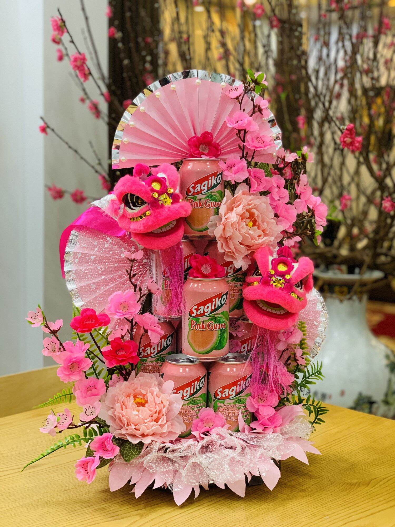 Lion dance miniature handmade decoration