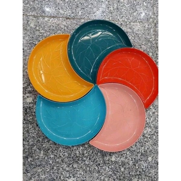 Set 5 Đĩa mặt trăng size Lớn hoạ tiết đẹp