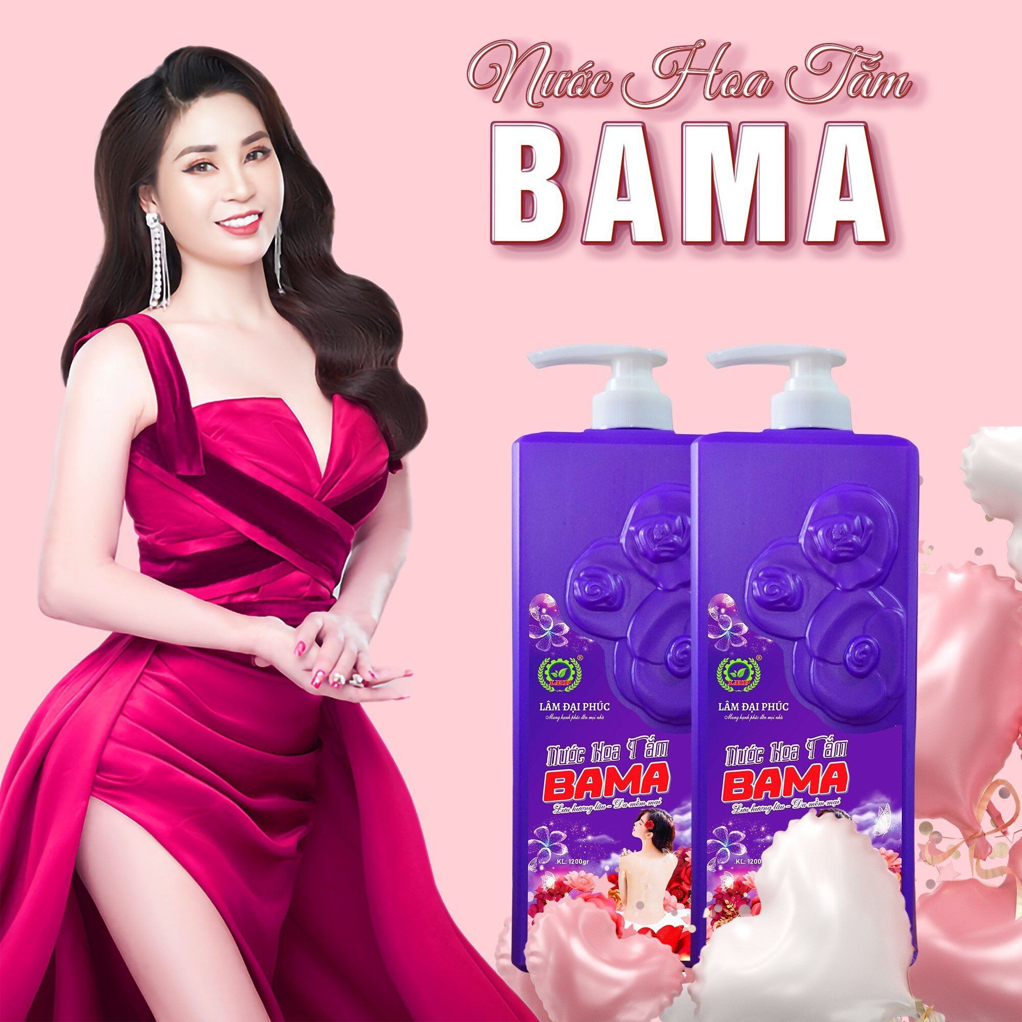 NƯỚC HOA TẮM - LÂM ĐẠI PHÚC 1,2 LÍT