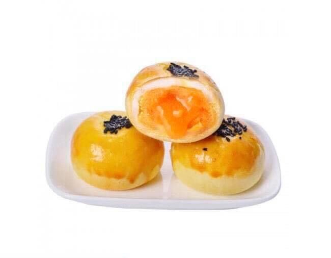 Bánh Liu pía khay trứng chảy Egg Yolk Puff siêu hot