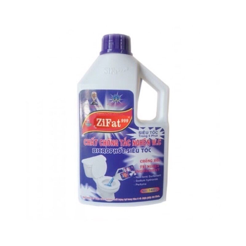 Thông cống, bồn cầu SIFA999 - 1400ml SIÊU MẠNH
