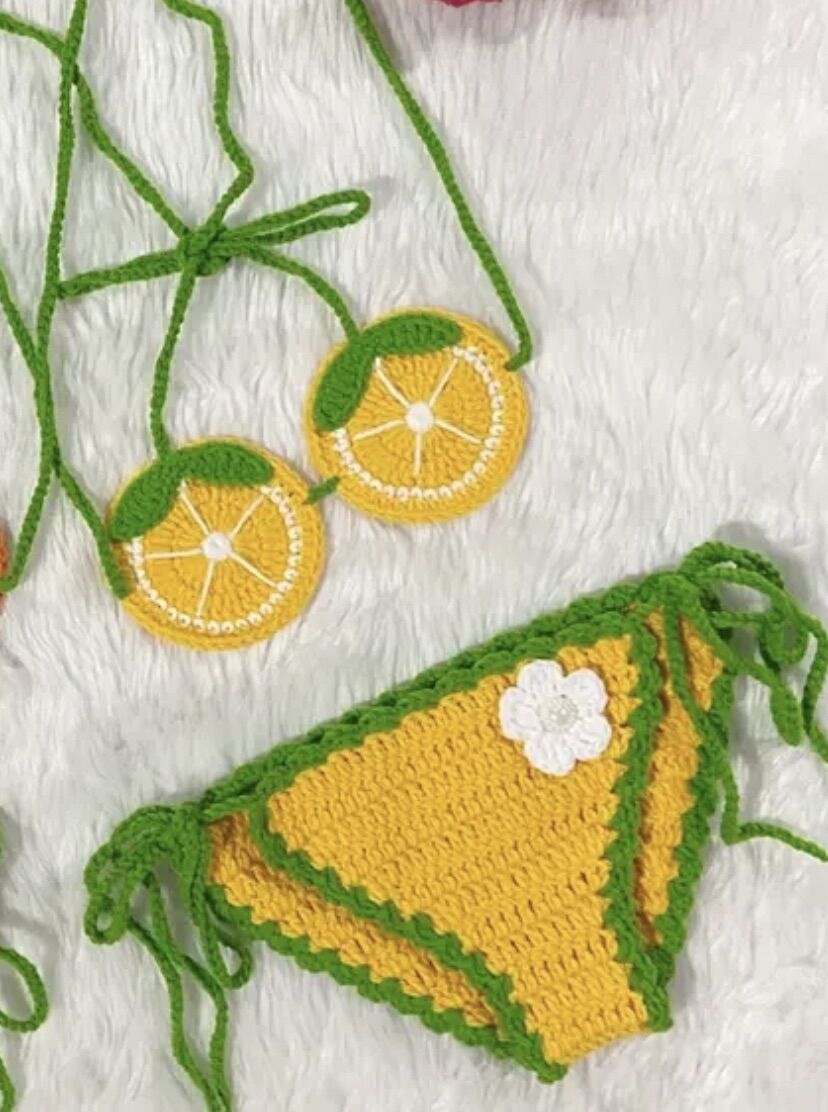 Bikini Handmade đi biển cho bé