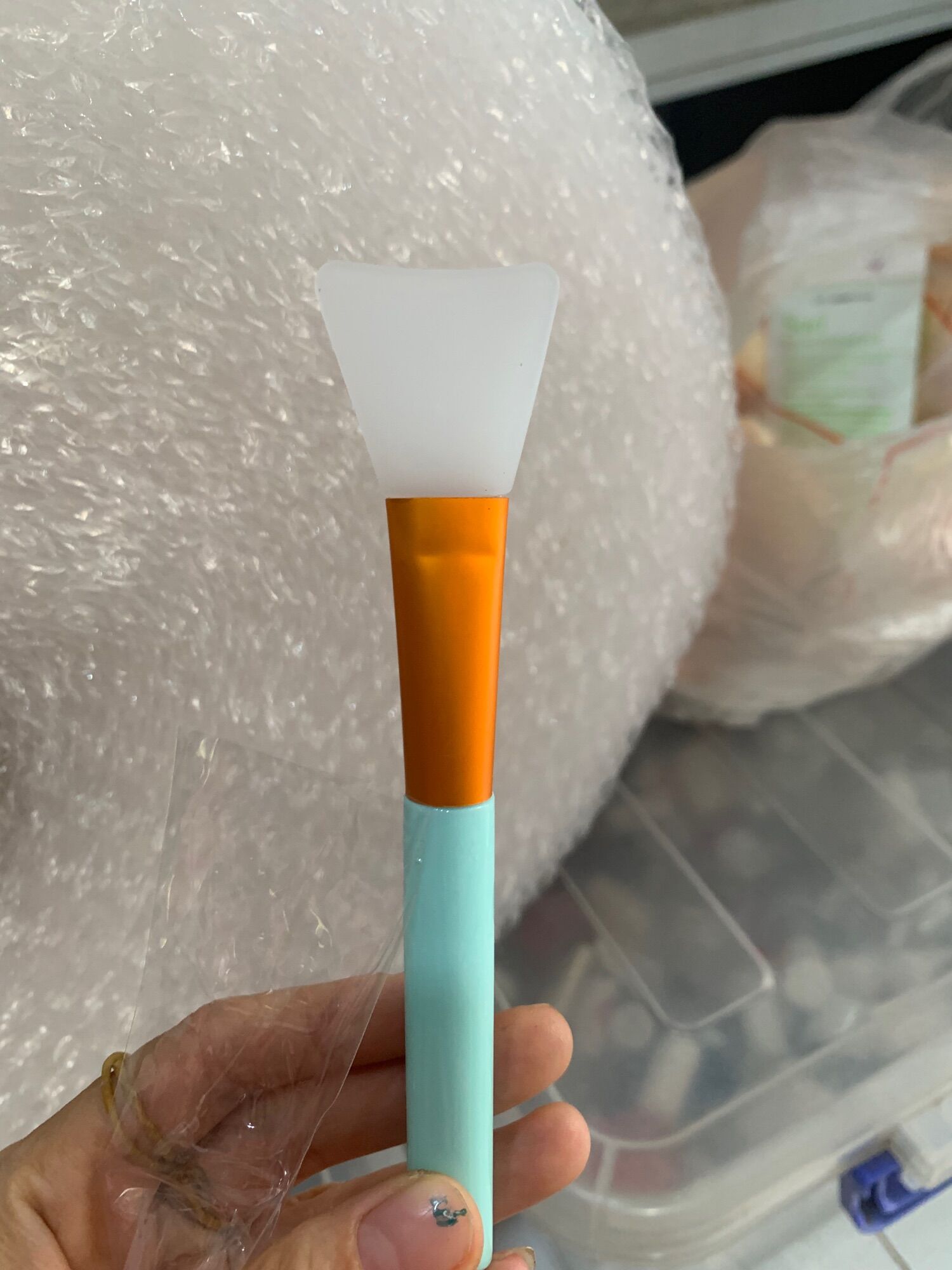 Cọ đắp mặt nạ 5 màu Silicon Nội Địa Trung