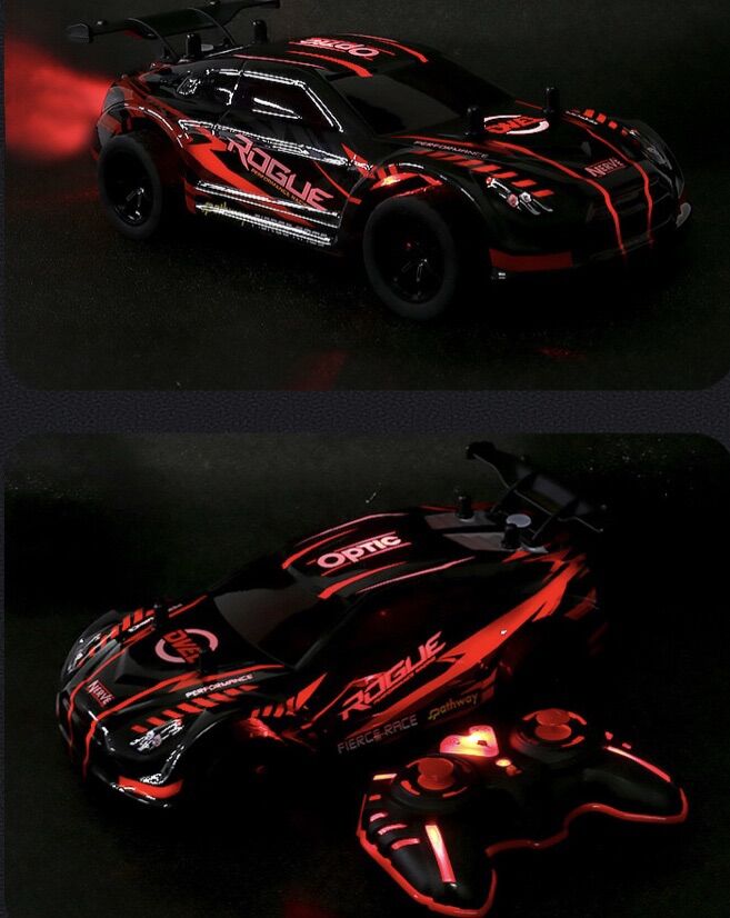 Xe Drift tốc độ có đèn led body và chế độ phun khói