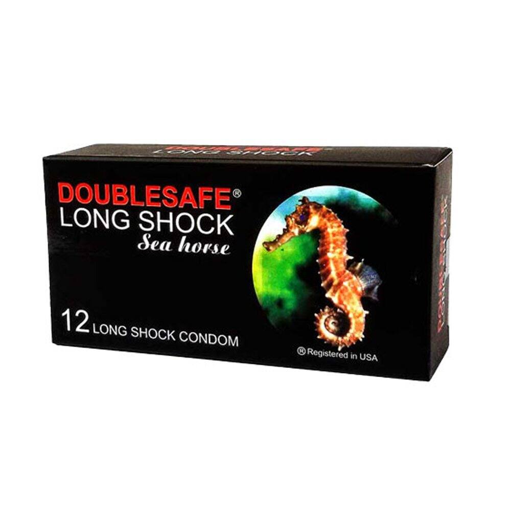 Bao cao su Doublesafe Longshock hộp 12 cái kéo dài