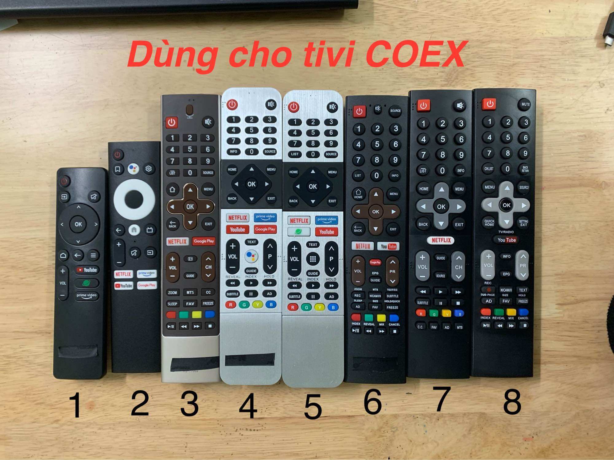 Remote điều khiển tivi COEX Smart