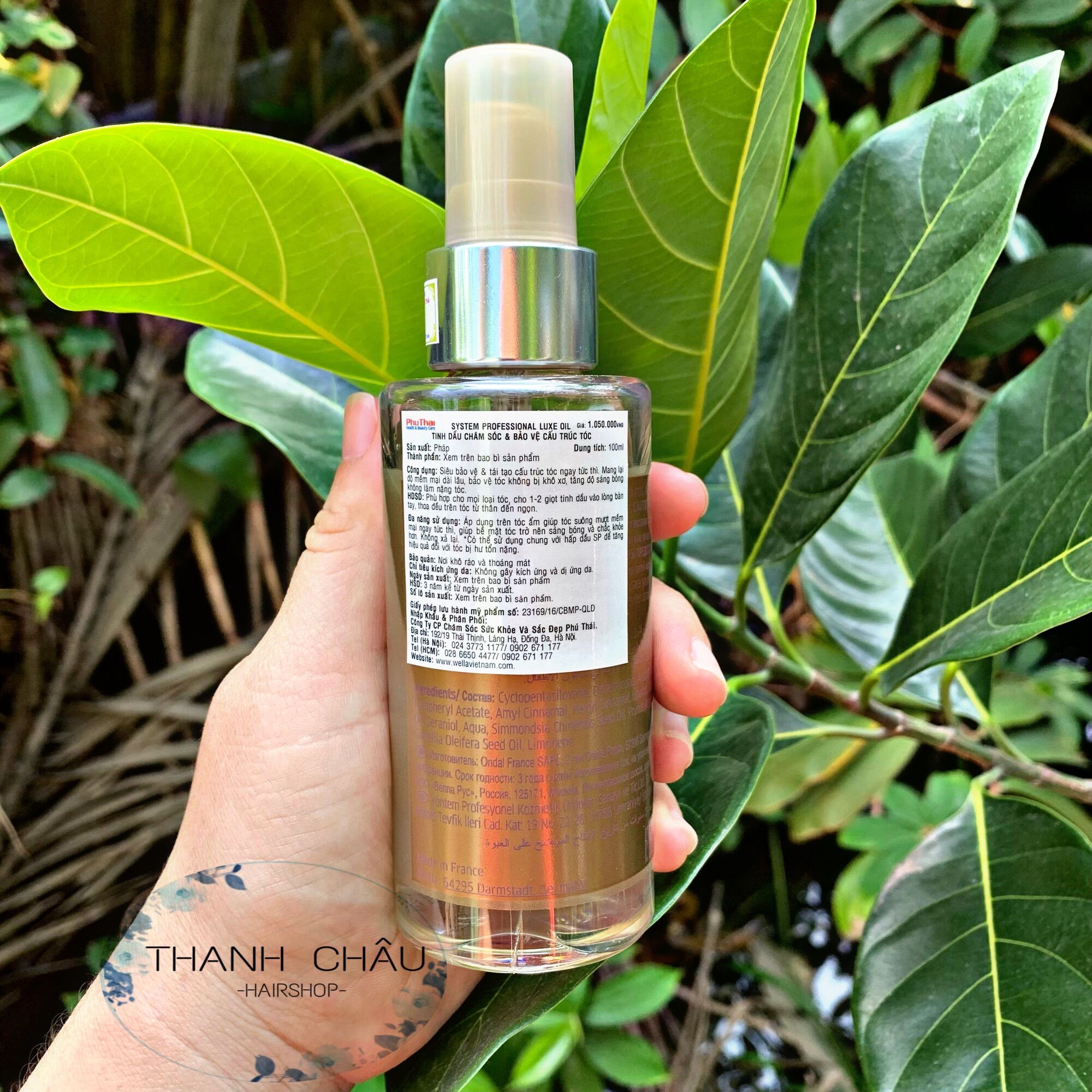 TINH DẦU DƯỠNG TÓC SP LUXEOIL 100ml