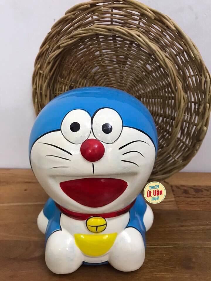 Heo đất tiết kiệm Doremon bóng đẹp