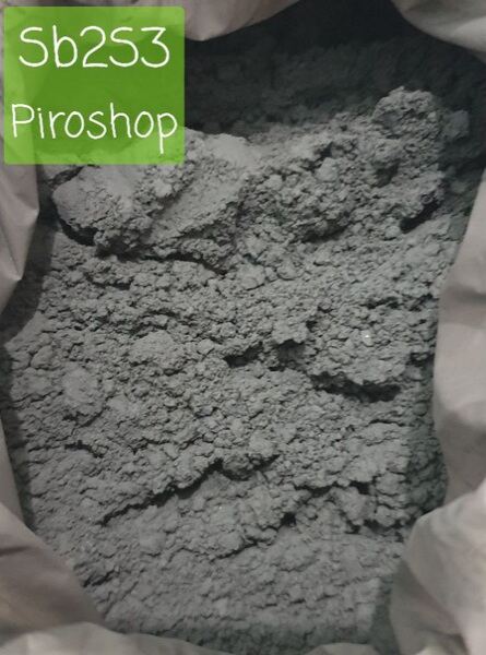 Túi 100 gram Sb2S3 - Antimony trisulfide, cỡ hạt 200 300 mesh