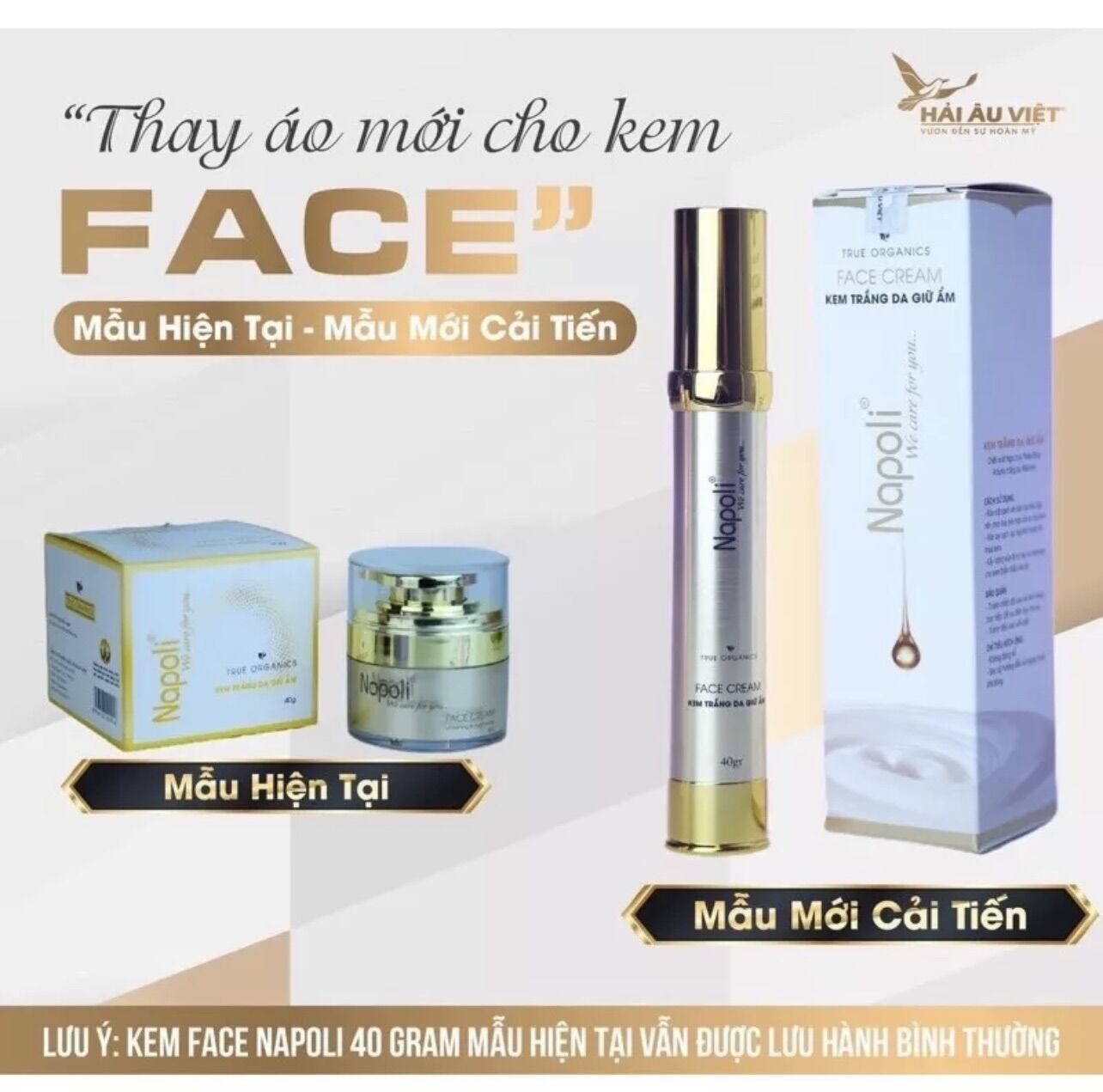 Kem Face Napoli Hải Âu Việt (40gam)
